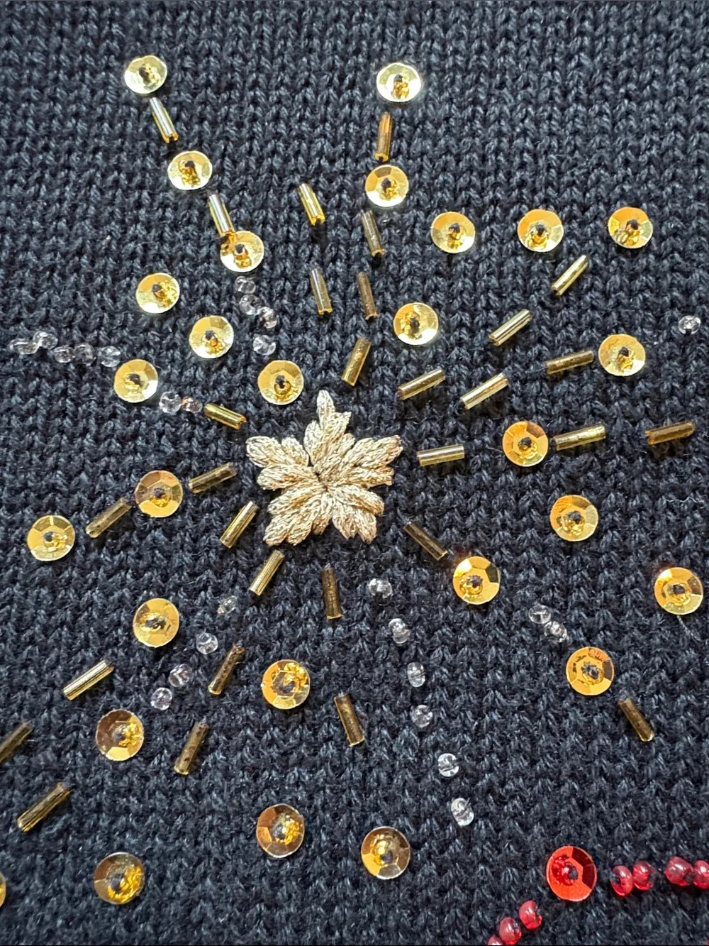 Tiara vintage 2000s cardigan with sequins and embroidery